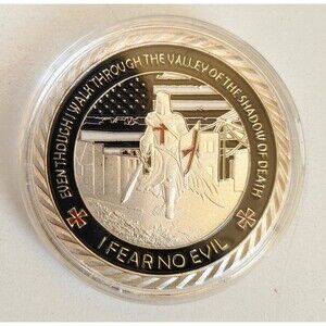 Thin Blue Line Lives Matter Police Officer Law Enforcement Challenge Coin